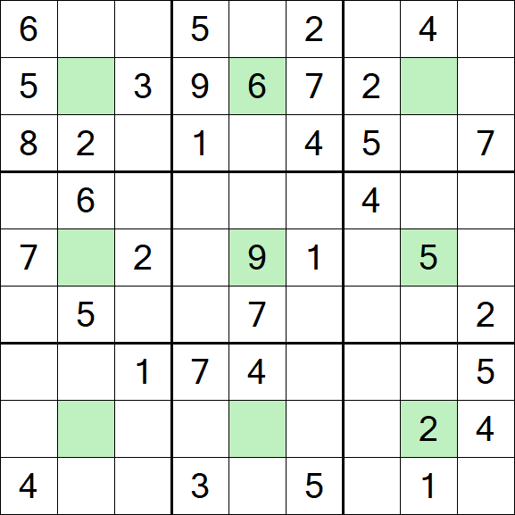 Center Dot Sudoku - Medio