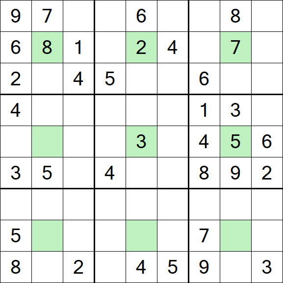 Center Dot Sudoku - Medium