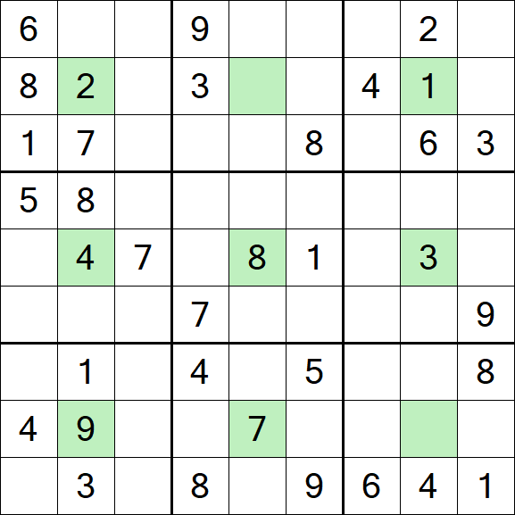 Center Dot Sudoku - Medium
