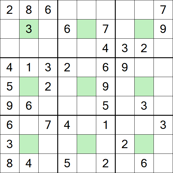 Center Dot Sudoku - Medium