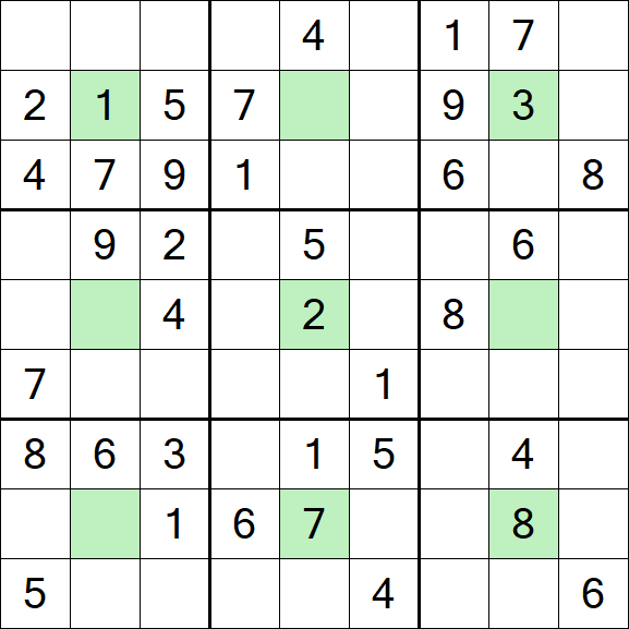 Center Dot Sudoku - Medium
