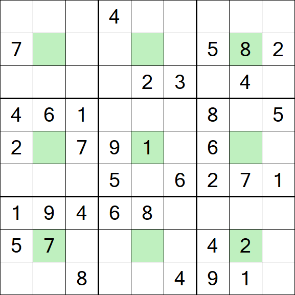 Center Dot Sudoku - Medium