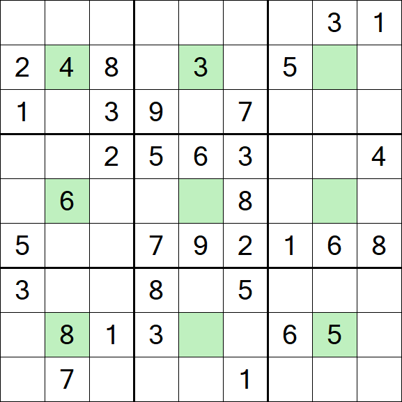 Center Dot Sudoku - Médio