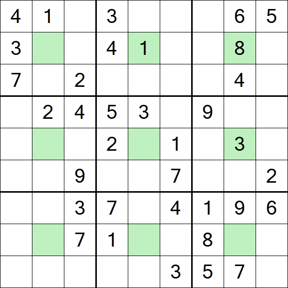 Center Dot Sudoku - Medium