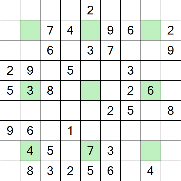 Center Dot Sudoku - Medium