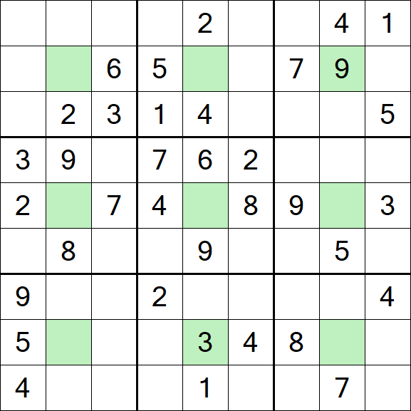 Center Dot Sudoku - Medium