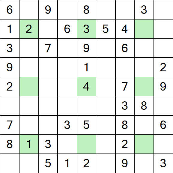 Center Dot Sudoku - Medium
