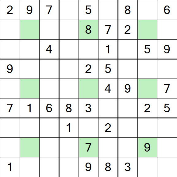 Center Dot Sudoku - Medium