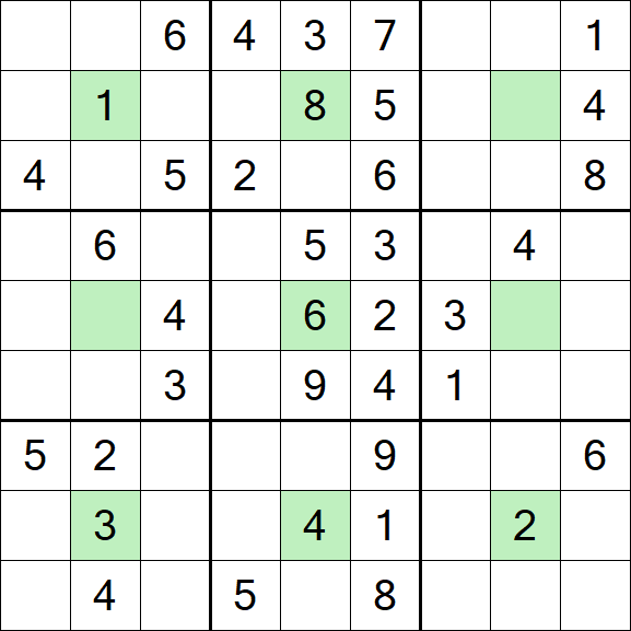Center Dot Sudoku - Medium