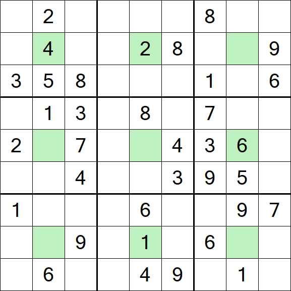 Center Dot Sudoku - Medium