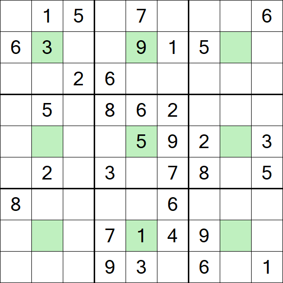 Center Dot Sudoku - Medium
