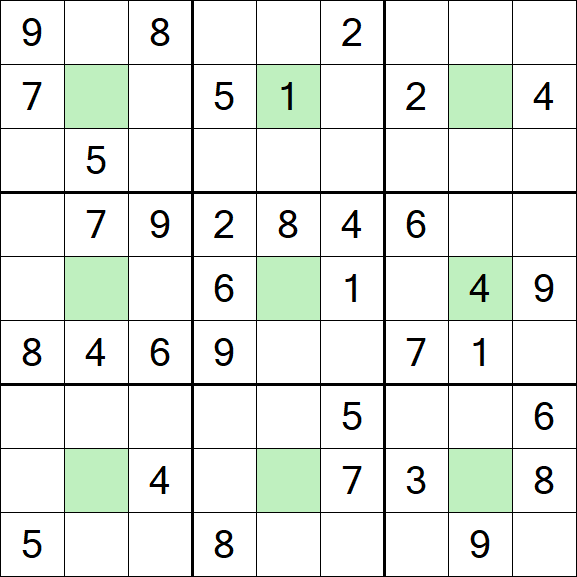 Center Dot Sudoku - Medium