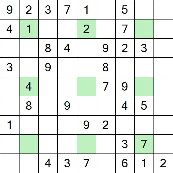 Center Dot Sudoku - Medio