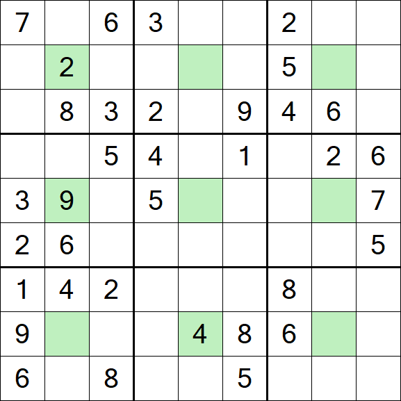 Center Dot Sudoku - Medio