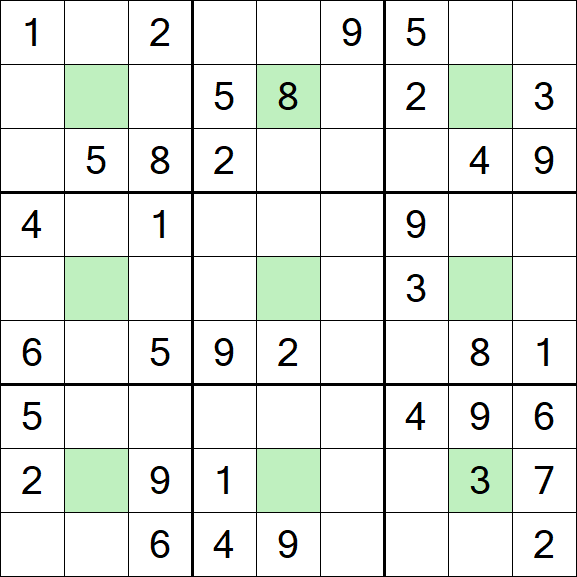 Center Dot Sudoku - Medium