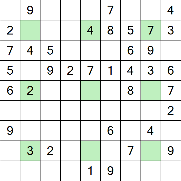 Center Dot Sudoku - Medium