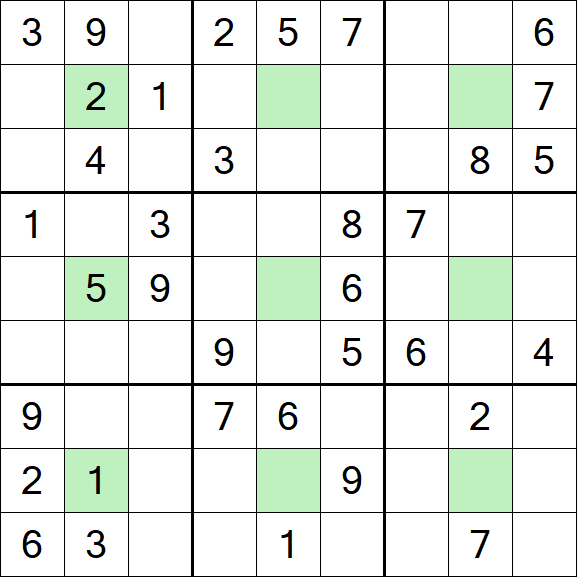 Center Dot Sudoku - Medium