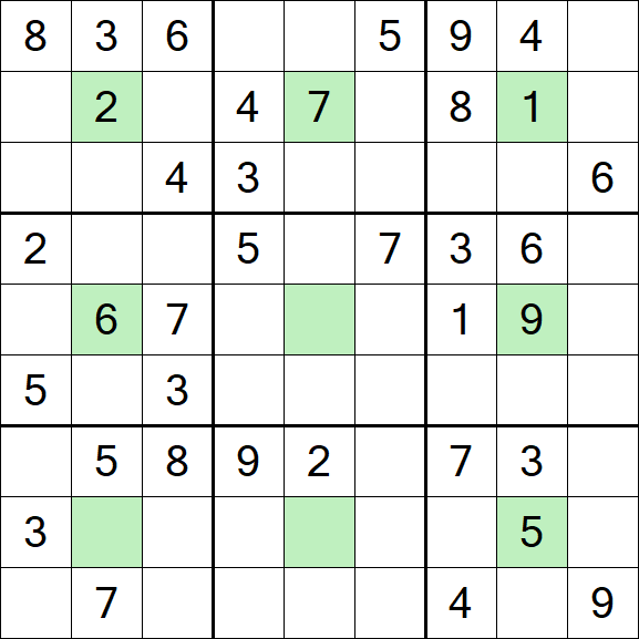 Center Dot Sudoku - Medium