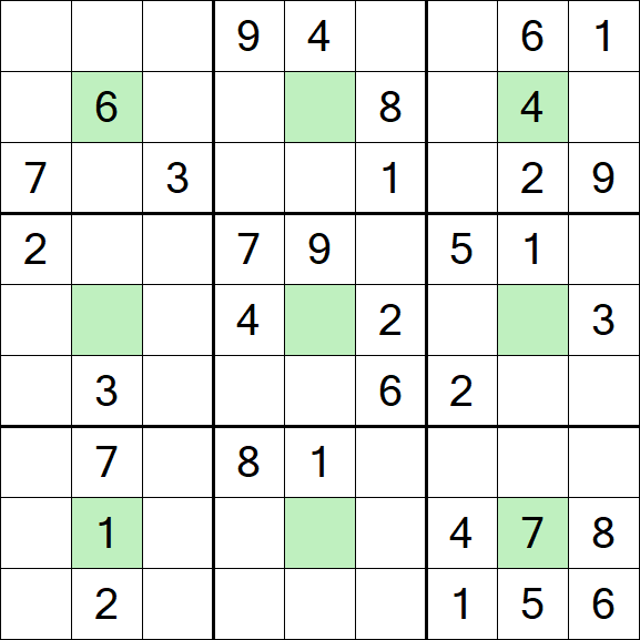 Center Dot Sudoku - Medium