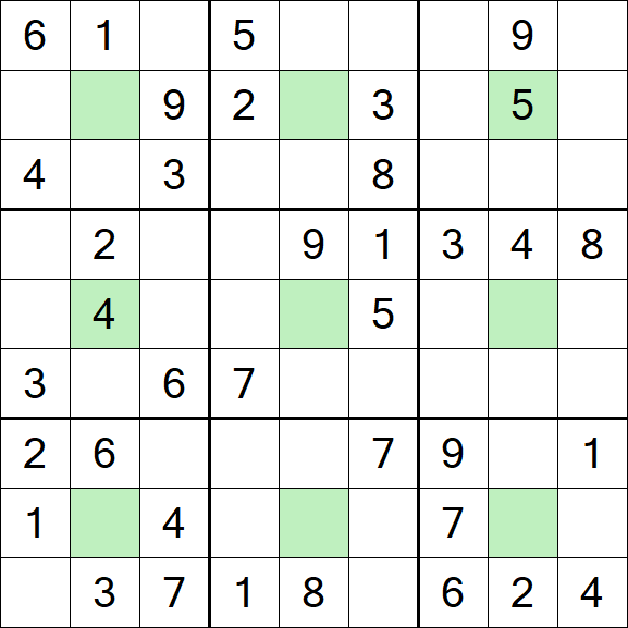 Center Dot Sudoku - Medium