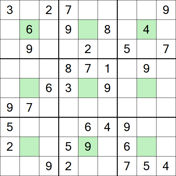 Center Dot Sudoku - Moyen