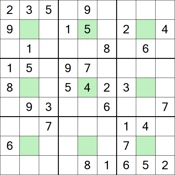 Center Dot Sudoku - Moyen
