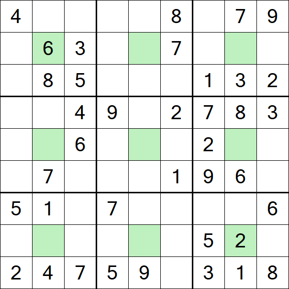 Center Dot Sudoku - Moyen