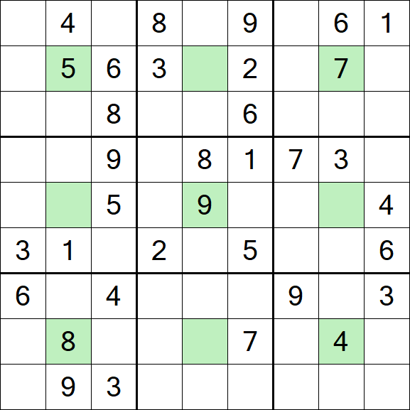 Center Dot Sudoku - Moyen