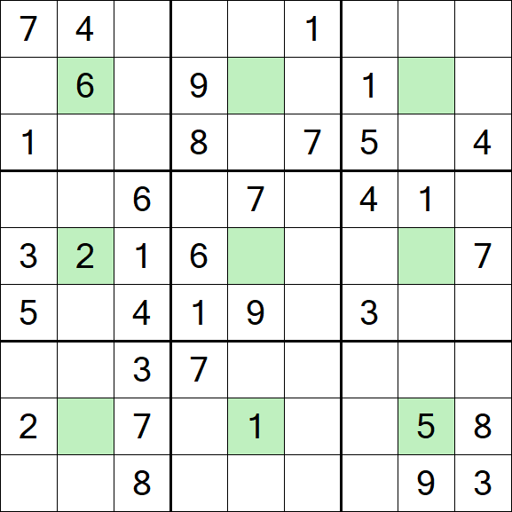 Center Dot Sudoku - Moyen