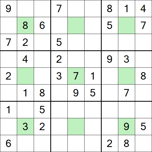 Center Dot Sudoku - Moyen