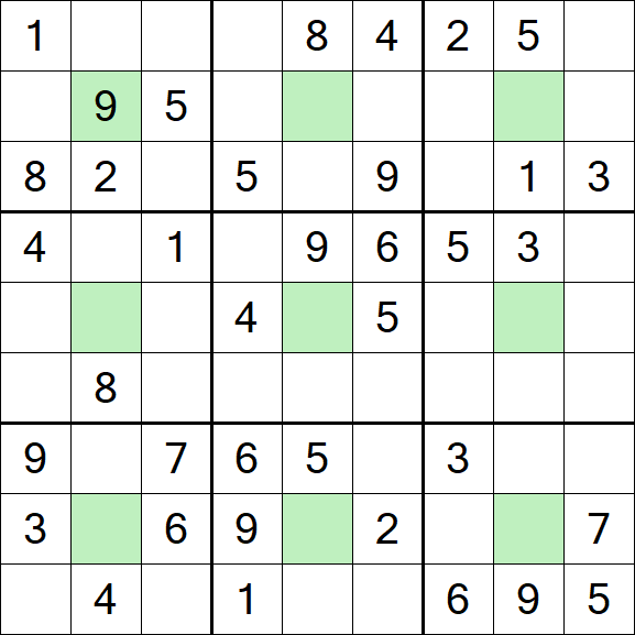 Center Dot Sudoku - Moyen