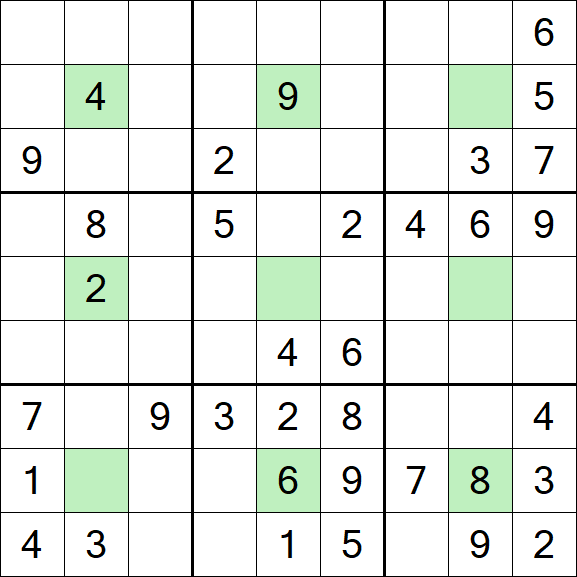 Center Dot Sudoku - Medium