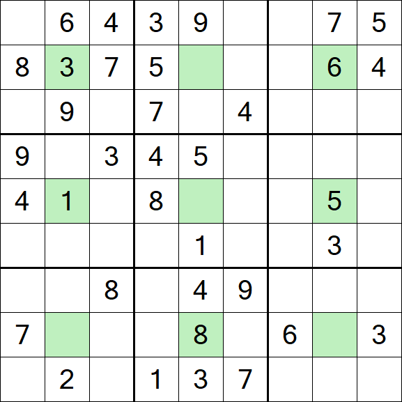 Center Dot Sudoku - Medium