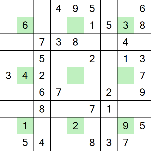 Center Dot Sudoku - Medium