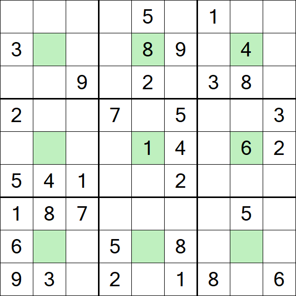 Center Dot Sudoku - Medium
