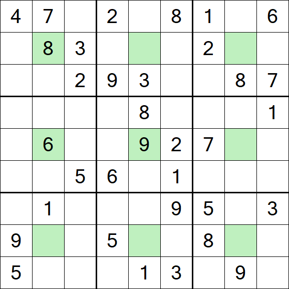Center Dot Sudoku - Medium