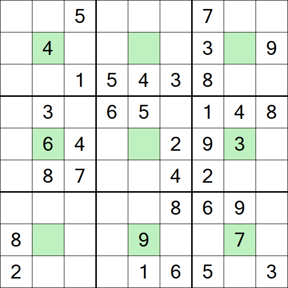 Center Dot Sudoku - Medium