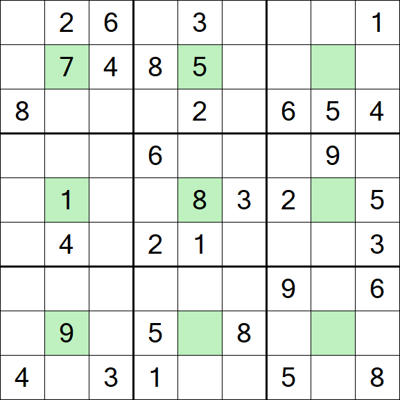 Center Dot Sudoku - Medium