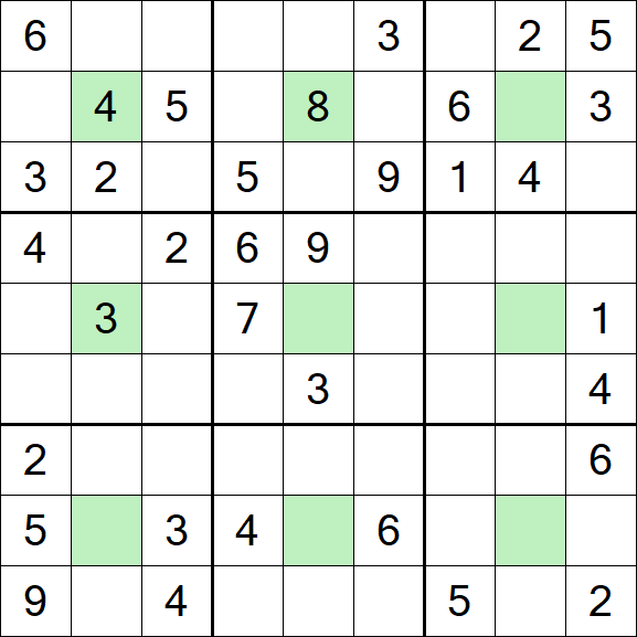 Center Dot Sudoku - Medium