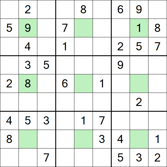 Center Dot Sudoku - Medium