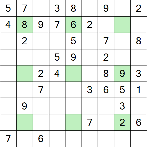 Center Dot Sudoku - Medium