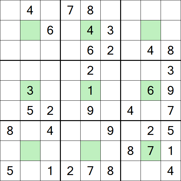 Center Dot Sudoku - Medium