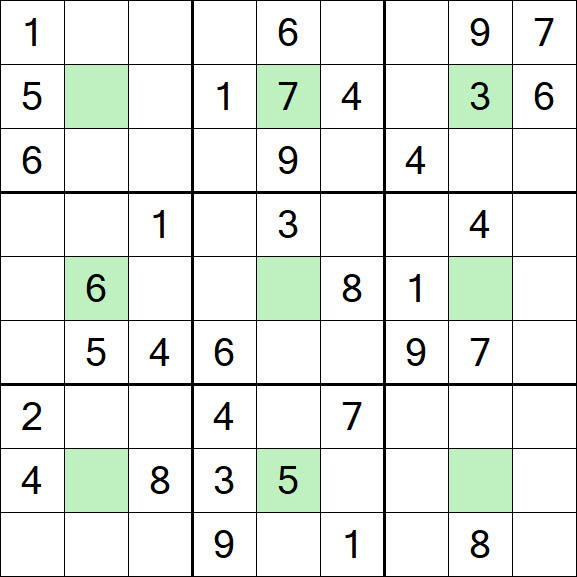 Center Dot Sudoku - Medium