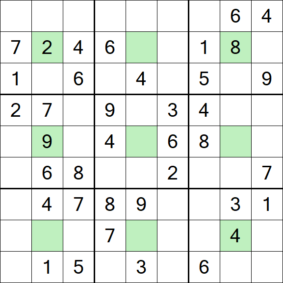 Center Dot Sudoku - Mittel