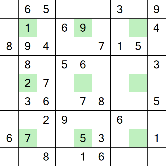 Center Dot Sudoku - Medium