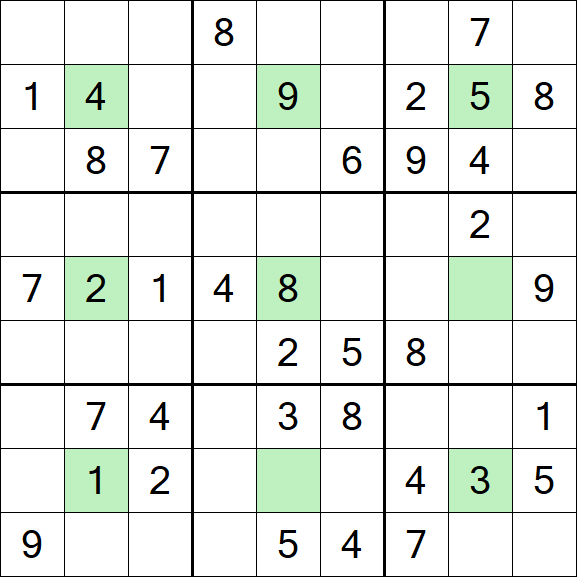 Center Dot Sudoku - Medium