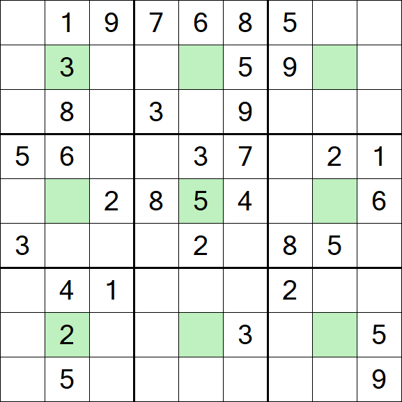 Center Dot Sudoku - Medium