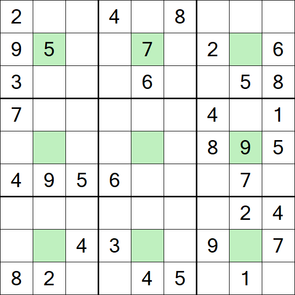 Center Dot Sudoku - Medium