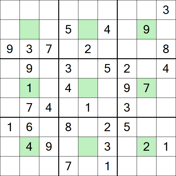 Center Dot Sudoku - Moyen