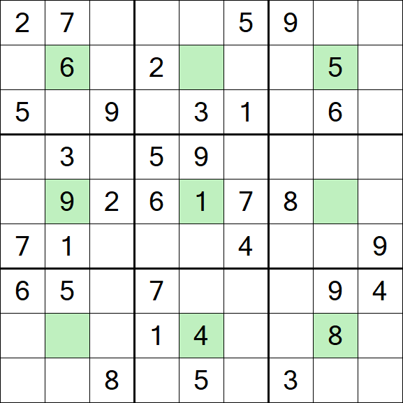 Center Dot Sudoku - Moyen